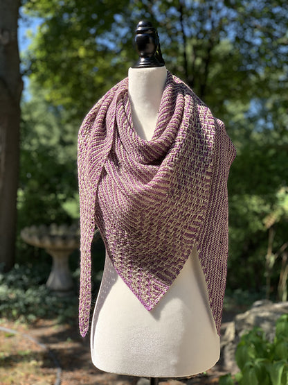 Zigzag Mosaic Shawl Knitting Pattern