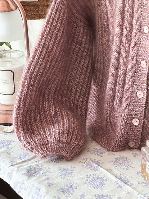 Soft Cable Cardigan Knitting Pattern