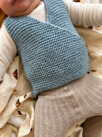 Kids Knit Vest Knitting Pattern