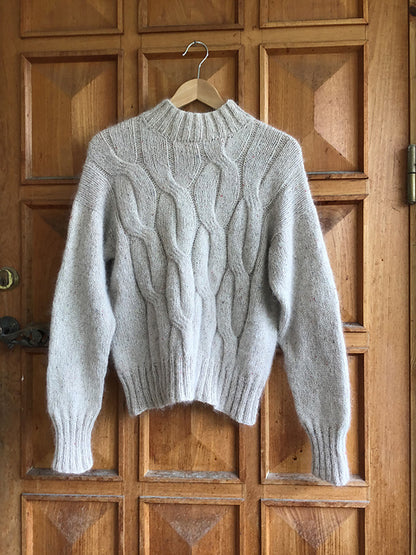 Chunky Cable Sweater Knitting Pattern