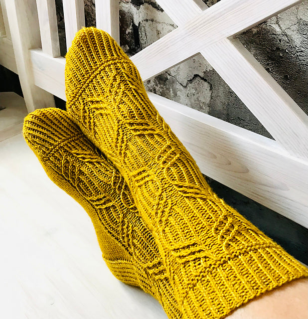 Sand Socks knitting Pattern
