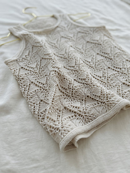 Lace Tank Top Knitting Pattern
