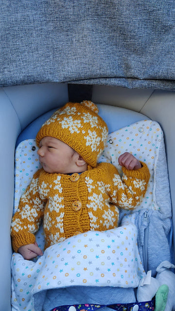 Kids Colorwork Cardigan Knitting Pattern