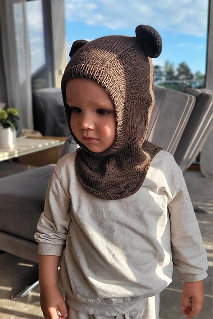 Baby Animal Balaclava Knitting Pattern
