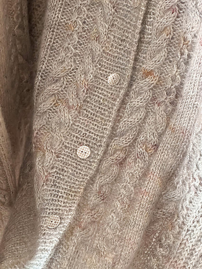 Soft Cable Cardigan Knitting Pattern