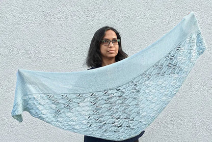 Leaf Lace Shawl Knitting Pattern