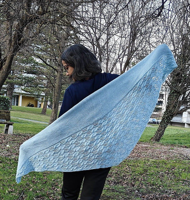 Leaf Lace Shawl Knitting Pattern
