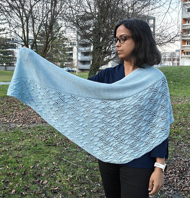 Leaf Lace Shawl Knitting Pattern