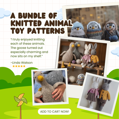 Adorable Animal Knits Bundle