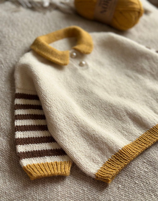 Striped Mini Sweater Knitting Pattern