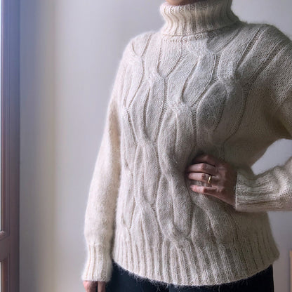 Chunky Cable Sweater Knitting Pattern