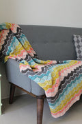 Beginner Chevron Blanket Knitting Pattern