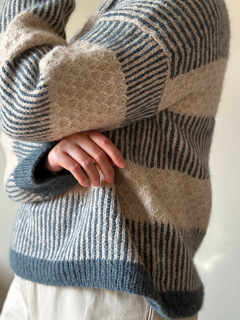 Soft Stripe Sweater Knitting Pattern