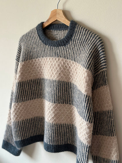 Soft Stripe Sweater Knitting Pattern