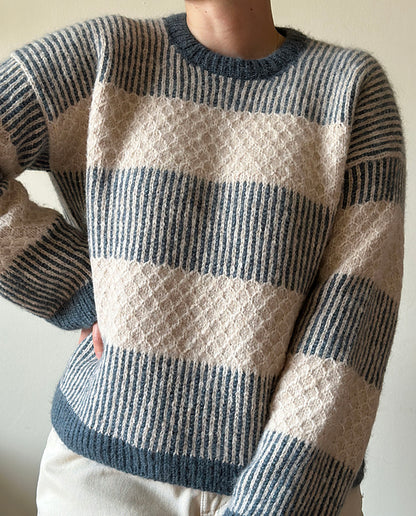 Soft Stripe Sweater Knitting Pattern