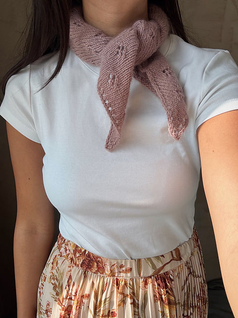 Kerchief Scarf Knitting Pattern