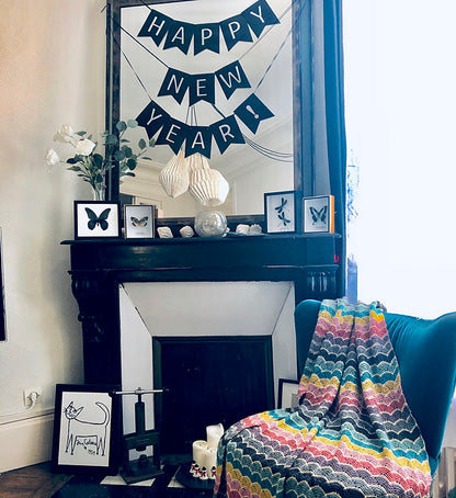 Beginner Chevron Blanket Knitting Pattern