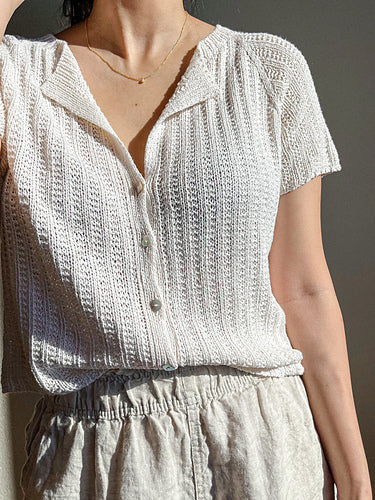 Summer Cardigan Top Knitting Pattern