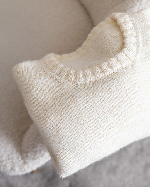 Textured Top Down Sweater Knitting Pattern