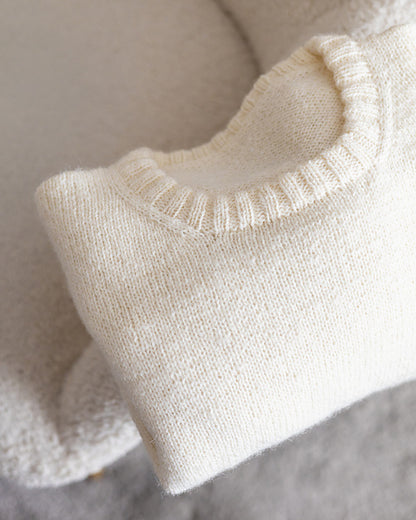 Textured Top Down Sweater Knitting Pattern