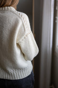 Textured Top Down Sweater Knitting Pattern