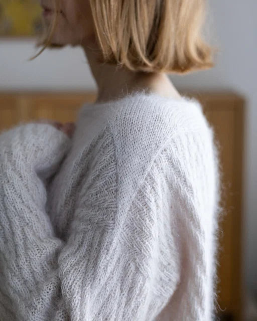 Chevron Rib Sweater Knitting Pattern