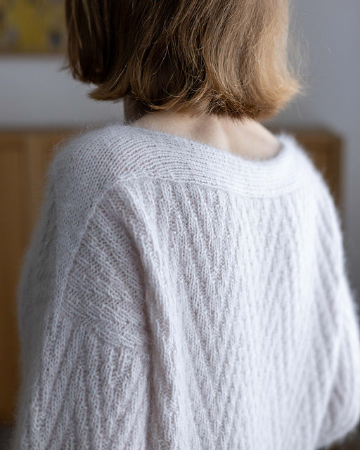 Chevron Rib Sweater Knitting Pattern