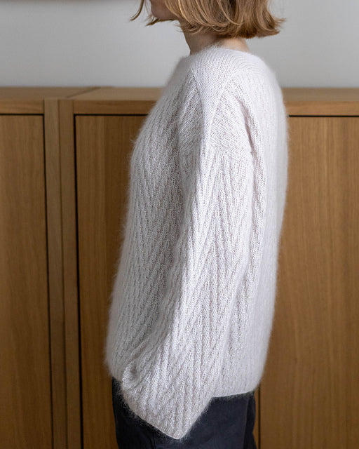 Chevron Rib Sweater Knitting Pattern