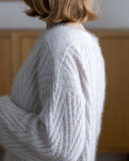 Chevron Rib Sweater Knitting Pattern