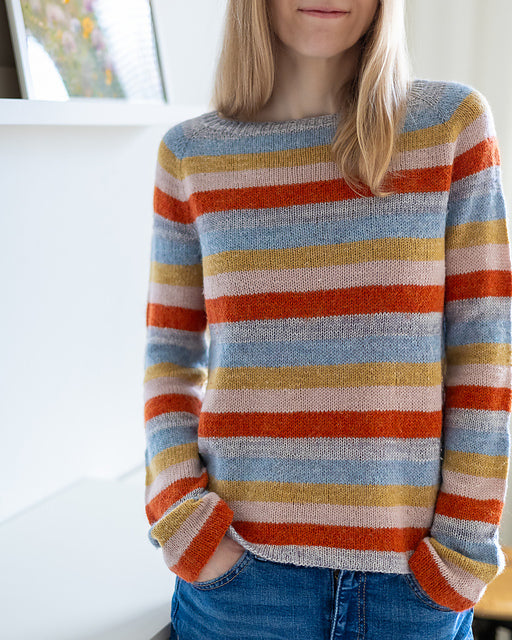 Colorline Sweater Knitting Pattern