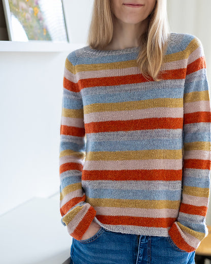 Colorline Sweater Knitting Pattern
