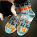 Cats Socks Knitting Pattern