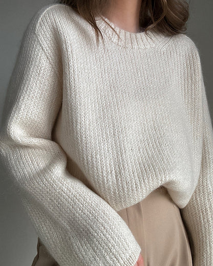 Top Down Sweater Knitting Pattern