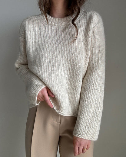 Top Down Sweater Knitting Pattern