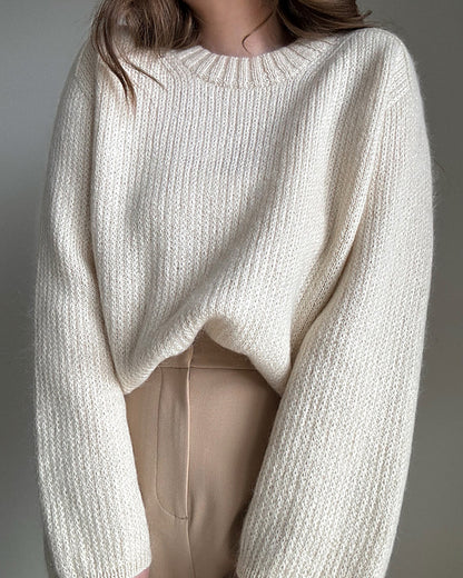 Top Down Sweater Knitting Pattern