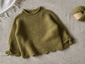 Kids Scallop Sweater Knitting Pattern