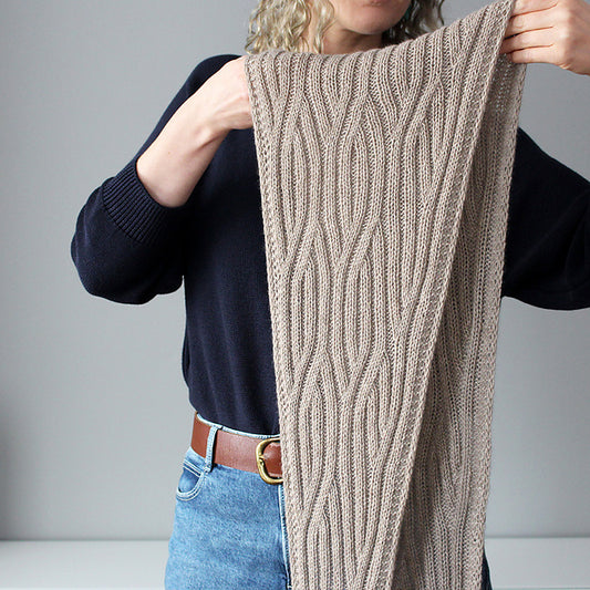 Coral Reef Scarf Knitting Pattern