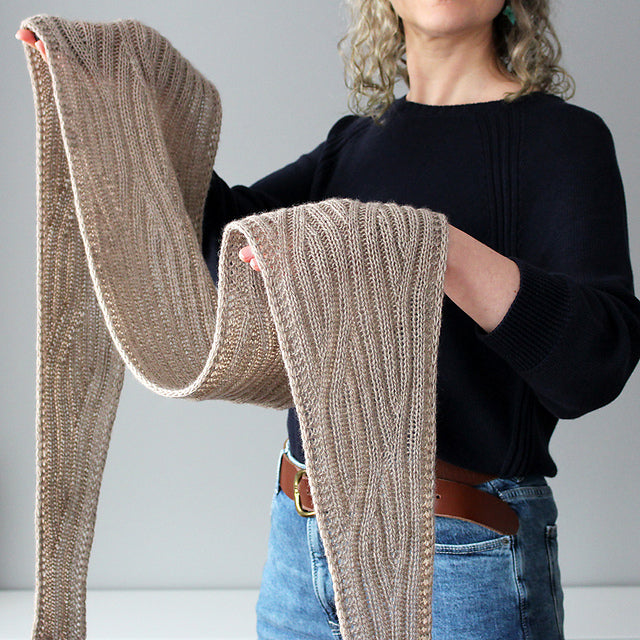 Coral Reef Scarf Knitting Pattern