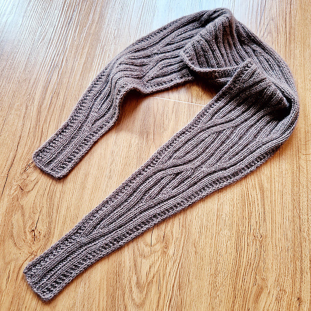 Coral Reef Scarf Knitting Pattern