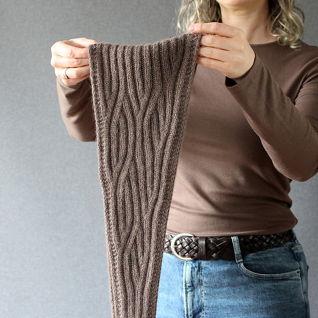 Coral Reef Scarf Knitting Pattern