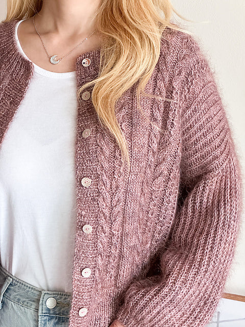 Soft Cable Cardigan Knitting Pattern