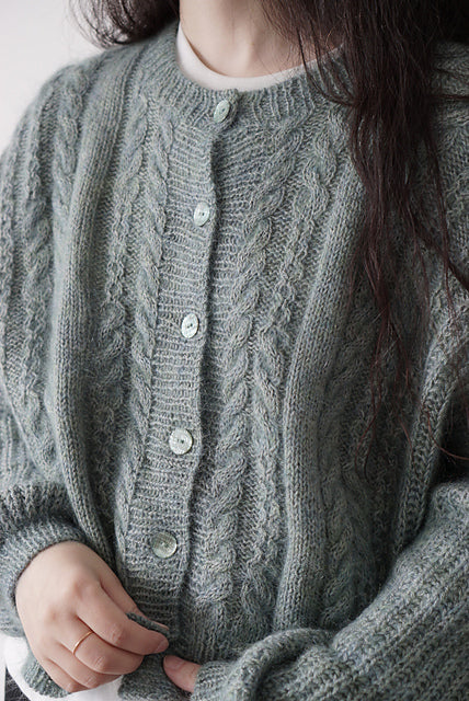 Soft Cable Cardigan Knitting Pattern