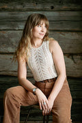 Sleeveless Lace Top Knitting Pattern