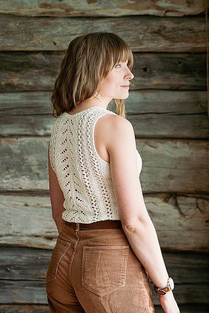 Sleeveless Lace Top Knitting Pattern