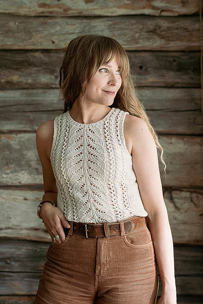 Sleeveless Lace Top Knitting Pattern