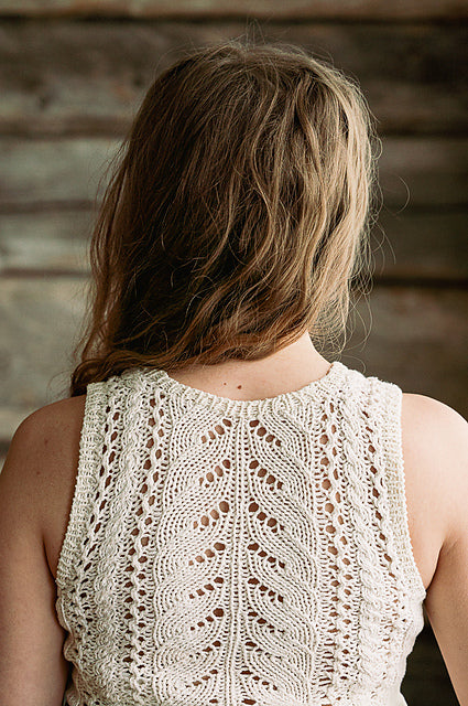 Sleeveless Lace Top Knitting Pattern