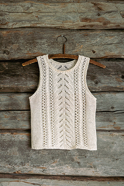 Sleeveless Lace Top Knitting Pattern