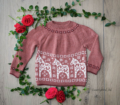 Kids Sweater Knitting Pattern