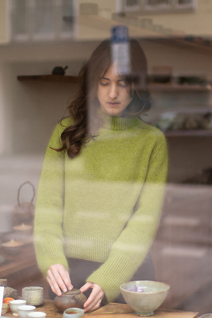 Turtleneck Pullover Knitting Pattern