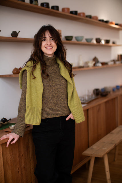 Turtleneck Pullover Knitting Pattern